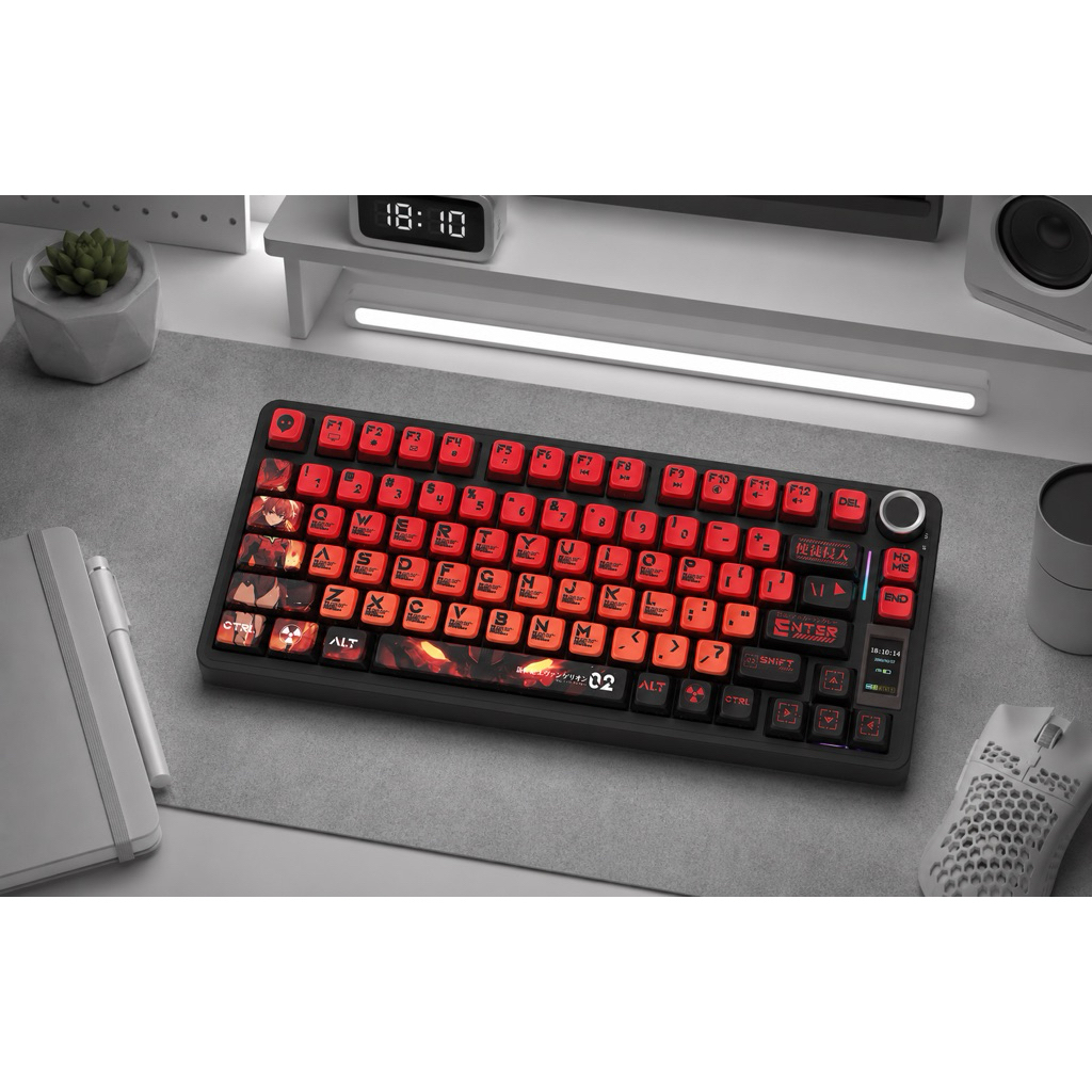 [HOẢ TỐC] Bàn phím cơ AULA S75 Pro | Màn hình | Núm xoay | 3 mode | Hotswap