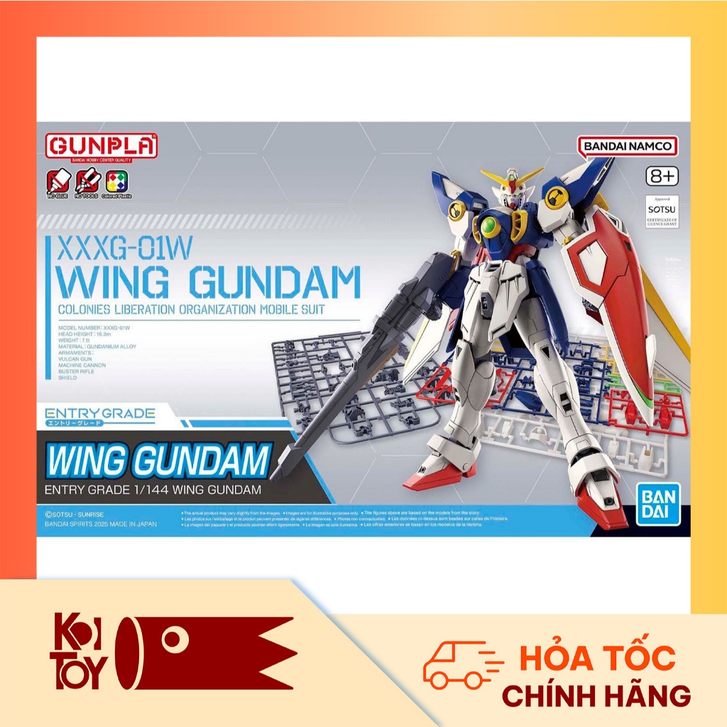 [Hàng chính hãng] EG 1/144 Wing Gundam