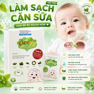 Gạc rơ lưỡi thảo dược Elemis  (Hộp 30 gói)