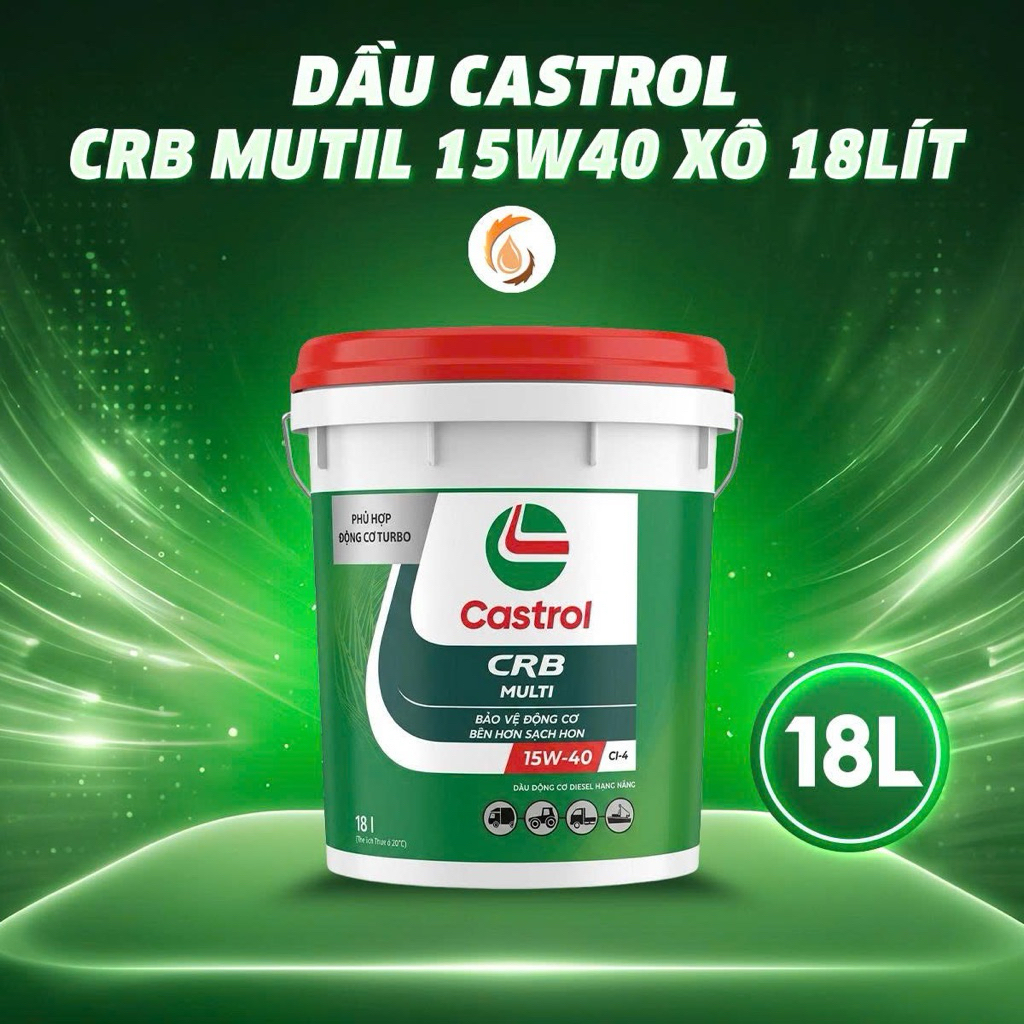 castrol Crb mutil 15w40 Xô 18lit {hàng chính hãng }
