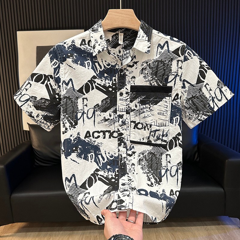 Sơ Mi Nam Paint Style Hot Trend ( A68 )