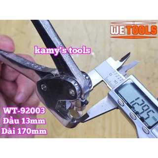 KÌM BẤM CHÌ NIÊM PHONG CỘNG LỰC HẠT 13MM DÀI 170MM WETOOLS WT-92001