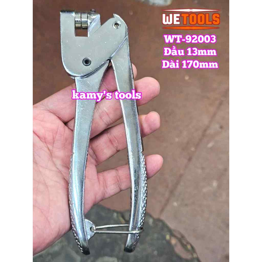 KÌM BẤM CHÌ NIÊM PHONG CỘNG LỰC HẠT 13MM DÀI 170MM WETOOLS WT-92001