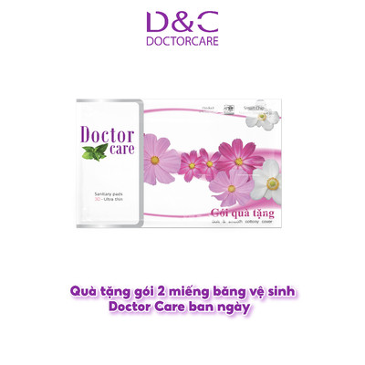 [QUÀ TẶNG KHÔNG BÁN] 01 Gói gift băng vệ sinh ban ngày D&C Doctor Care - Gói 2 miếng