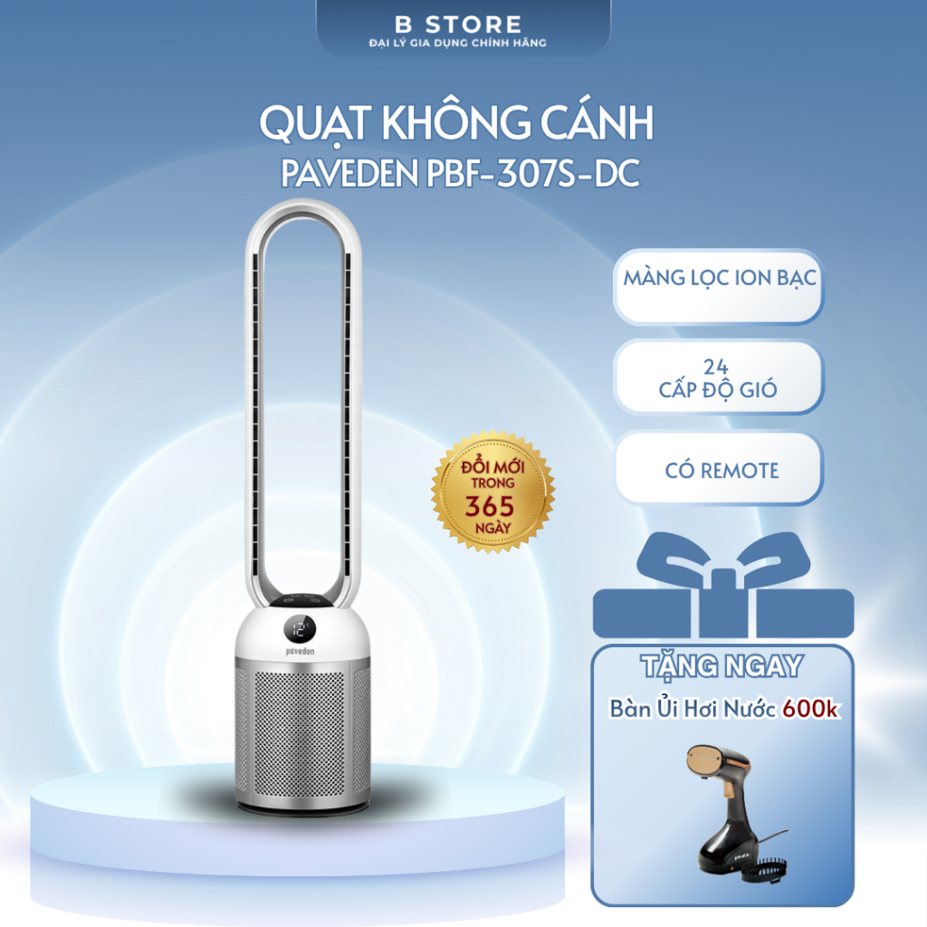 Quạt Không Cánh Paveden PBF-307S-DC - Đổi mới 365 ngày