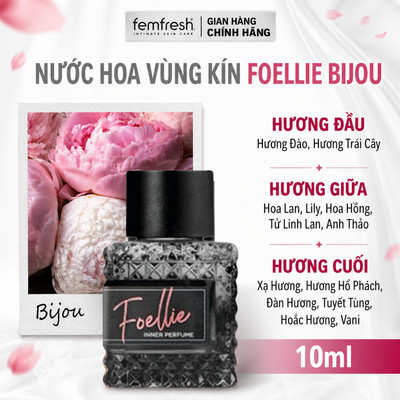 [Che tên] Nước Hoa Vùng Kín Cao Cấp Foellie 10ml lưu hương tới 48h