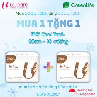 Băng vệ sinh UUcare Singapore Cool Tech ban ngày và đêm 28cm