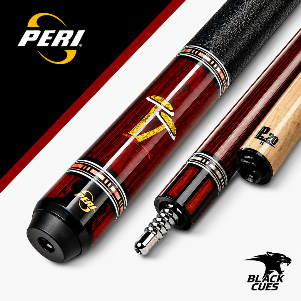 Cơ Peri VK02 Chính Hãng, Chuôi Khảm, Ngọn P20S Công Nghệ Giảm Văng Bạt,Tặng Phụ Kiện - Black Cues