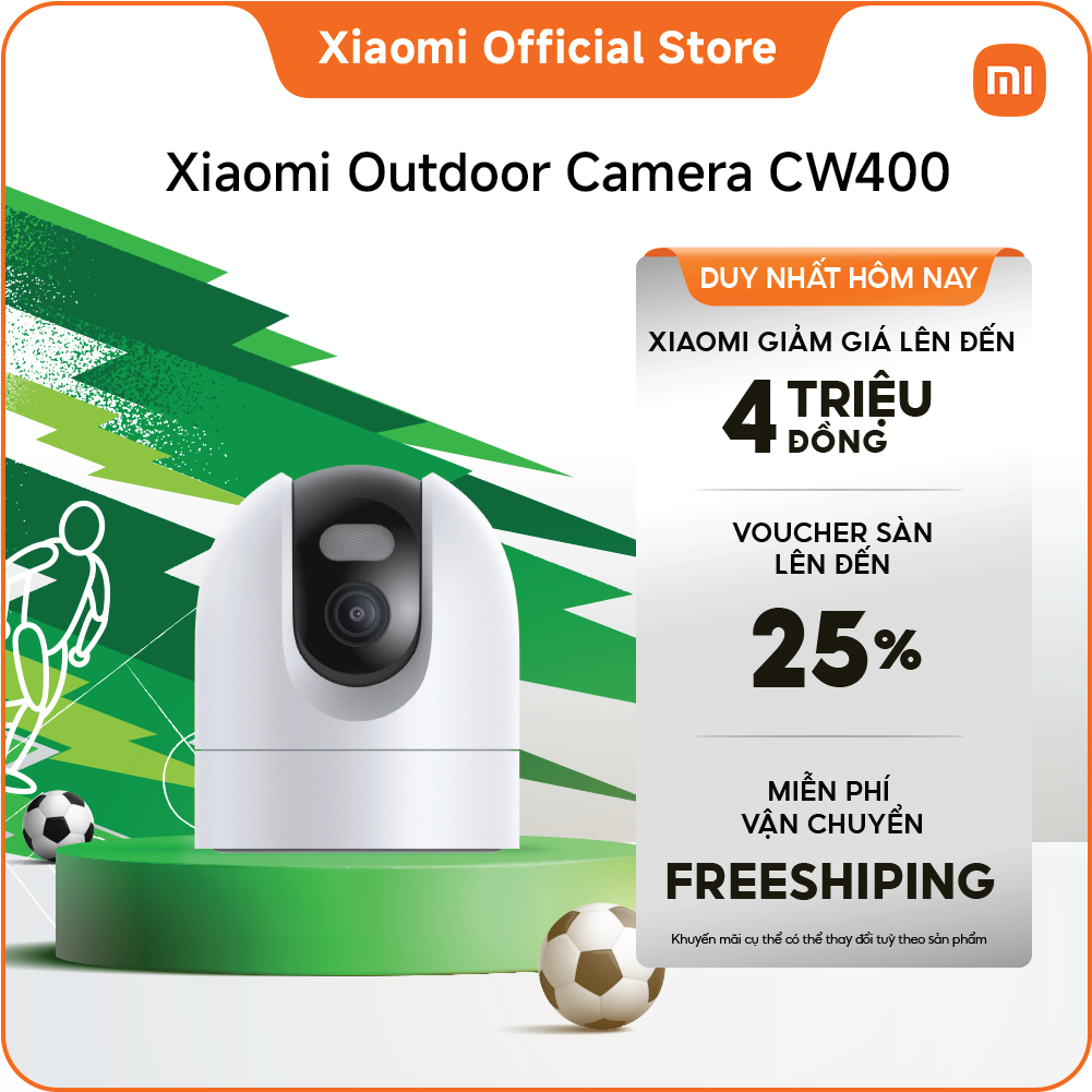 Xiaomi Outdoor Camera CW400｜Tránh để nước tiếp xúc với cổng khi sử dụng dây nối｜4 MP với khẩu độ lớn | BigBuy360 - bigbuy360.vn