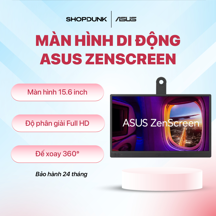 Màn hình di động ASUS ZenScreen MB169CK 90LM0AZ3-B01121 (16 inches | FullHD | IPS | 5MS)