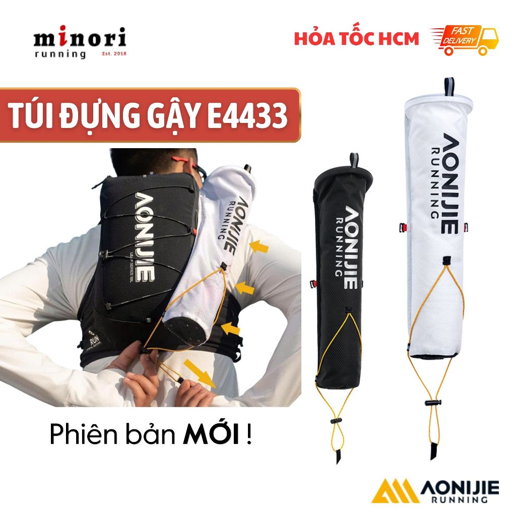 Quiver Túi Đựng Gậy AONIJIE E4433 Tương Thích Với Mọi Balo Vest Nước