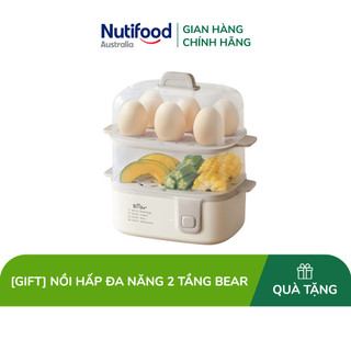 Gift-Nồi hấp đa năng 2 tầng Bear