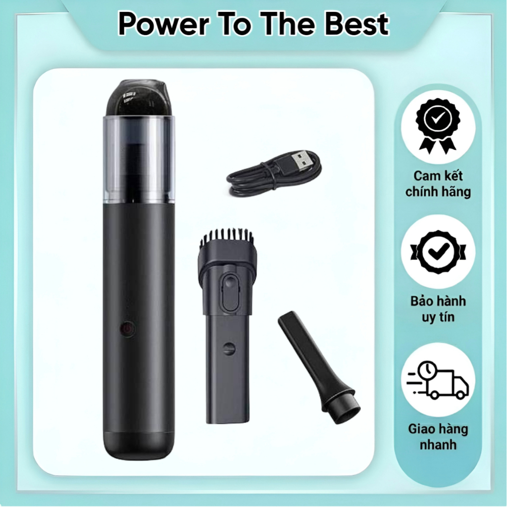 Máy hút bụi sạc pin cầm tay Baseus A3 car vacuum cleaner 15000pa (15000pa, 135w) - hàng chính hãng