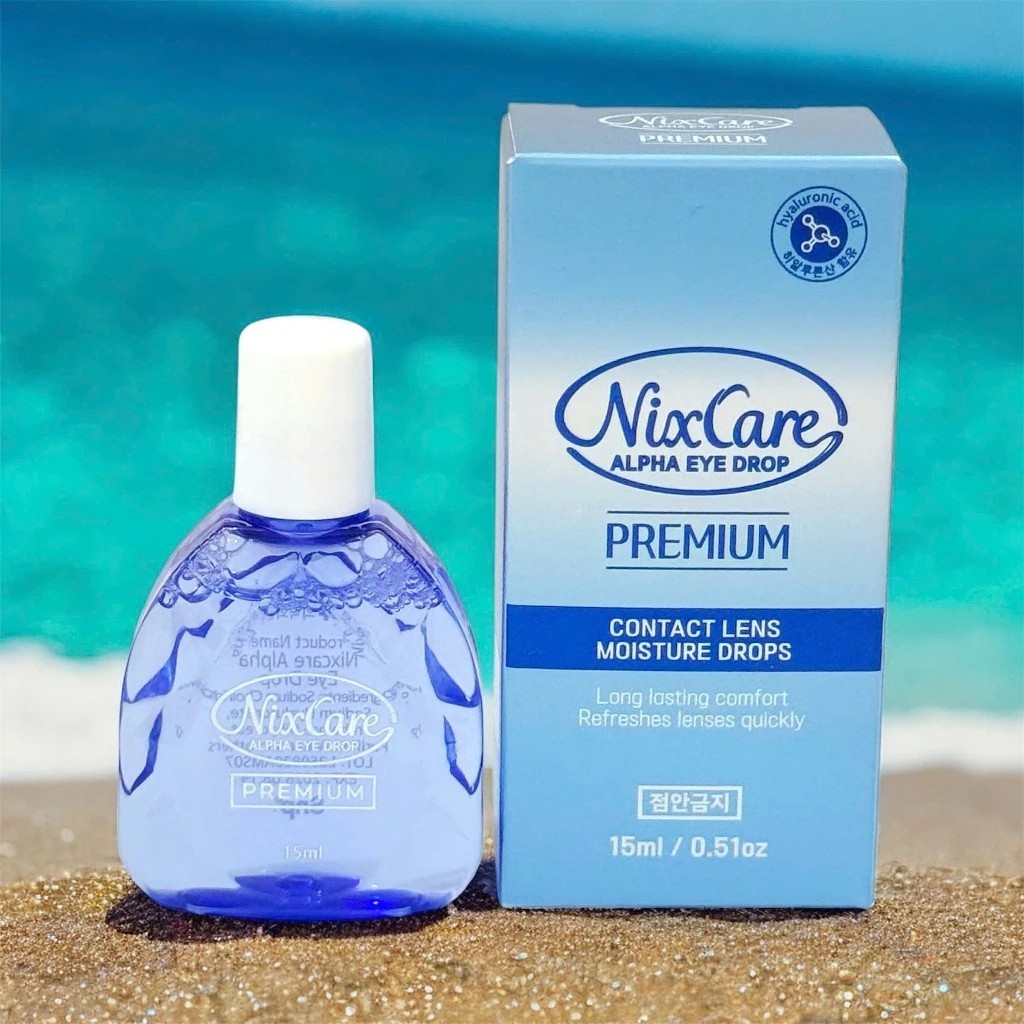[Top Value] Nước Nhỏ Mắt  Nixcare Alpha Eyedrop Nước Mắt Nhân Tạo Cao Cấp Dùng Cho Kính Áp Tròng  He