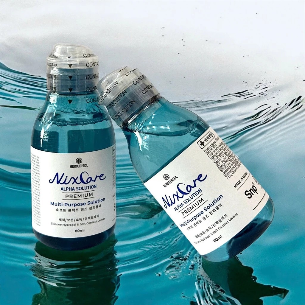 [Top Value] Nước Ngâm Kính Áp Tròng Nixcare Alpha Solution 80ml Nước Rửa Lens Hàn Quốc Cao Cấp  Hera