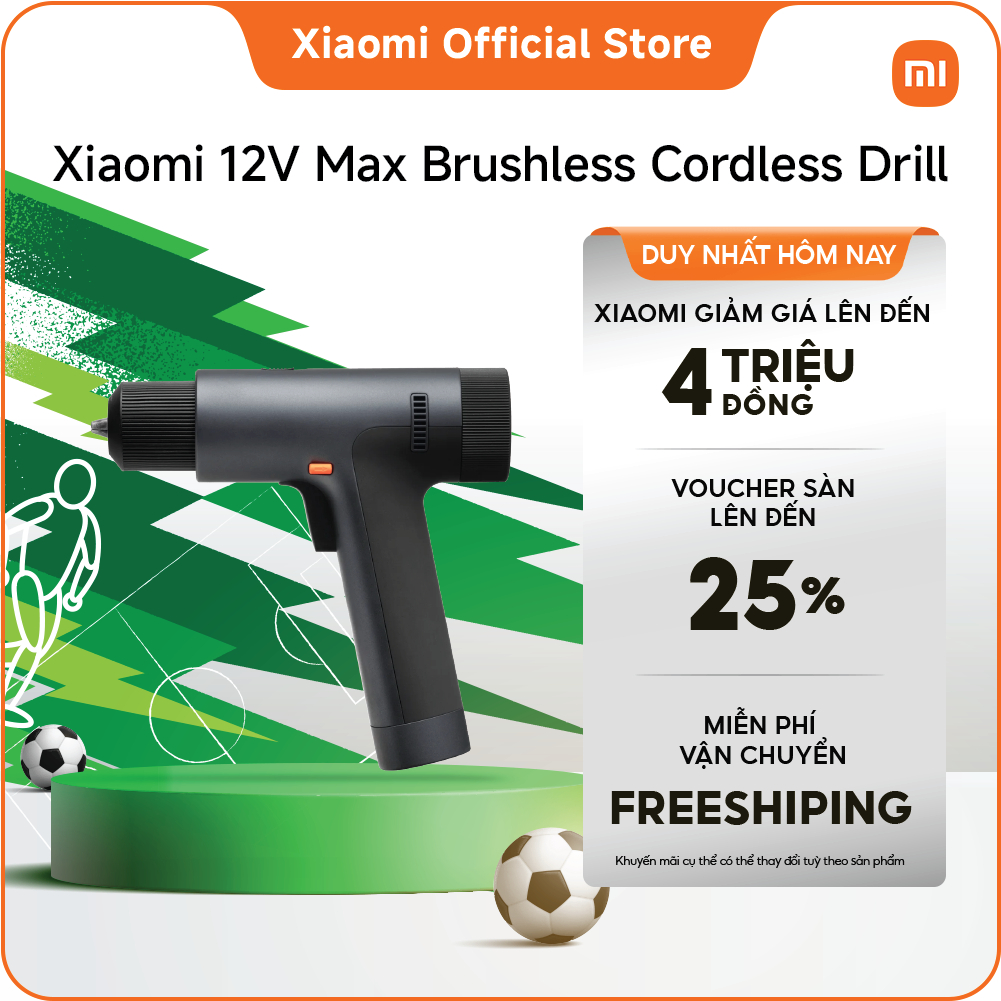 Máy bắn vít cầm tay Xiaomi 12V Max Brushless Cordless Drill