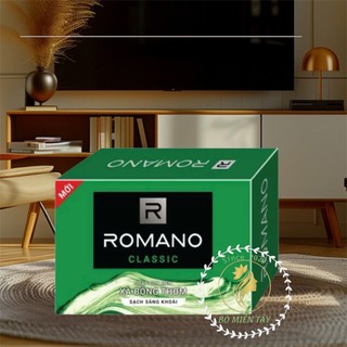 Set 5 Cục Xà Bông Romano Classic 90g – Xà Phòng Tắm Nam Hương Nước Hoa Nam Tính, Thơm Lâu