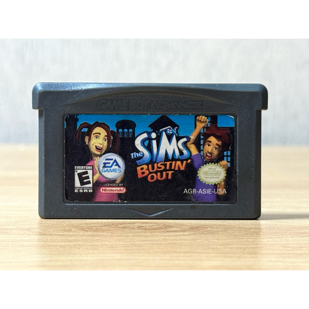 Băng Game Boy The Sims Bustin Out GBA GameBoy Advance Loose USA 2nd Chính Hãngm