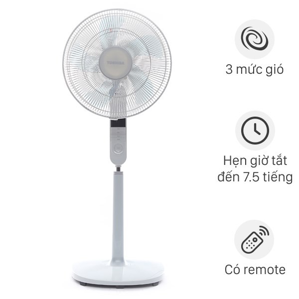 [CHÍNH HÃNG] Quạt Đứng Toshiba F-LSA20(H)VN / F-LSA20(W)VN (60W) - Có Điều Khiển Từ Xa (Remote)