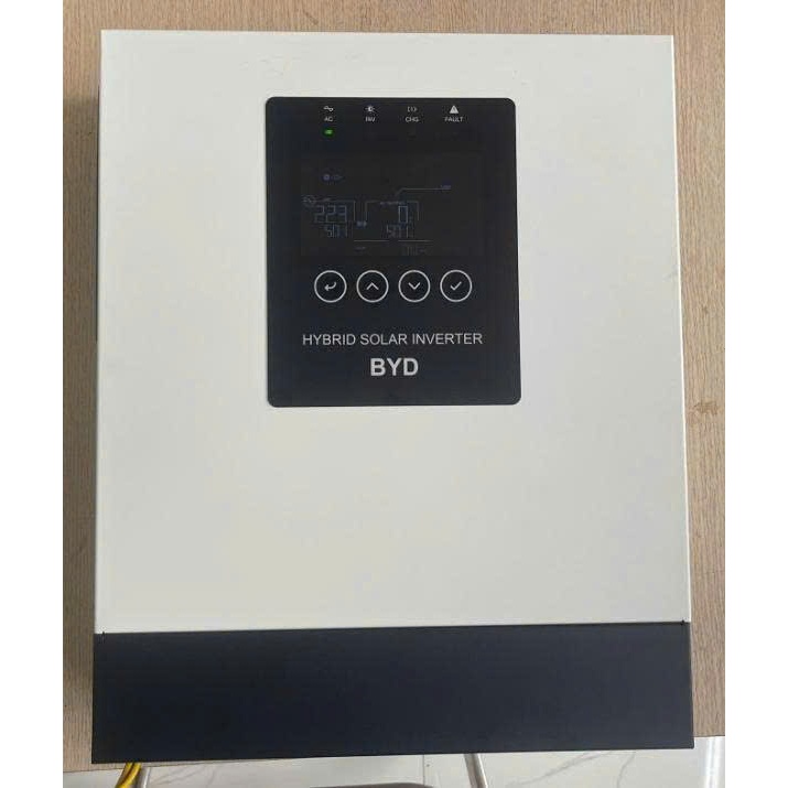 Hybrid solar inverter 12kw, (bảo hành 3 năm) máy không giới hạn công suất ra tải lên tới 30kw
