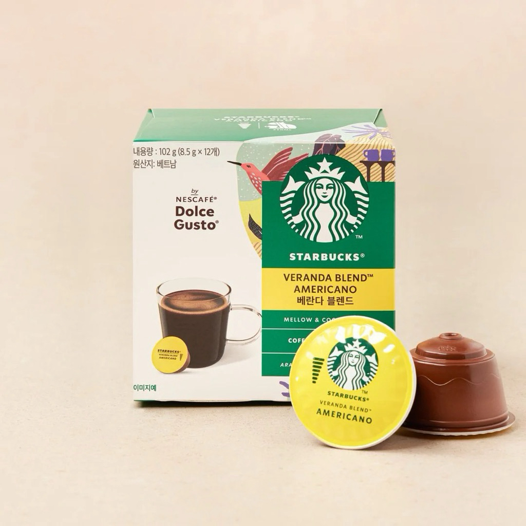 (Dành cho máy Dolce Gusto)- Cafe viên nén Nescafe Dolce Gusto vị Starbucks Veranda Blend Americano