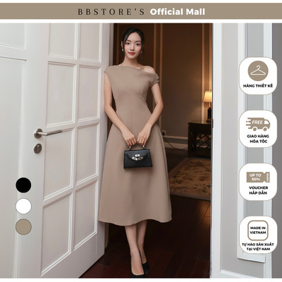  BBSTORE'S Đầm Dự Tiệc Dài Xòe Chữ A Sang Trọng Và Quyến Rũ - D4272A 