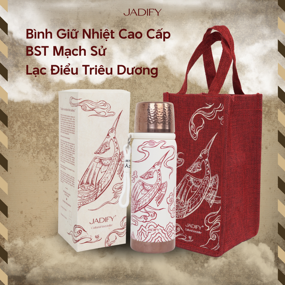 Bình Giữ Nhiệt Lạc Điểu Triêu Dương - Luxy Bottle Lạc Bird At Dawn – 700ml - Jadify