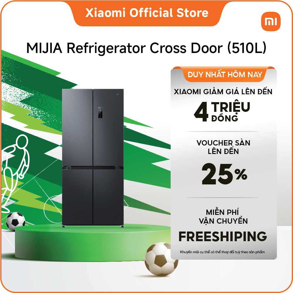 hàng có sẵn ngay bây giờ Tủ lạnh Xiaomi Mijia 510L | Bảo hành 2 năm｜-1°C đến 5°C* vùng nhiệt độ có thể điều chỉnh