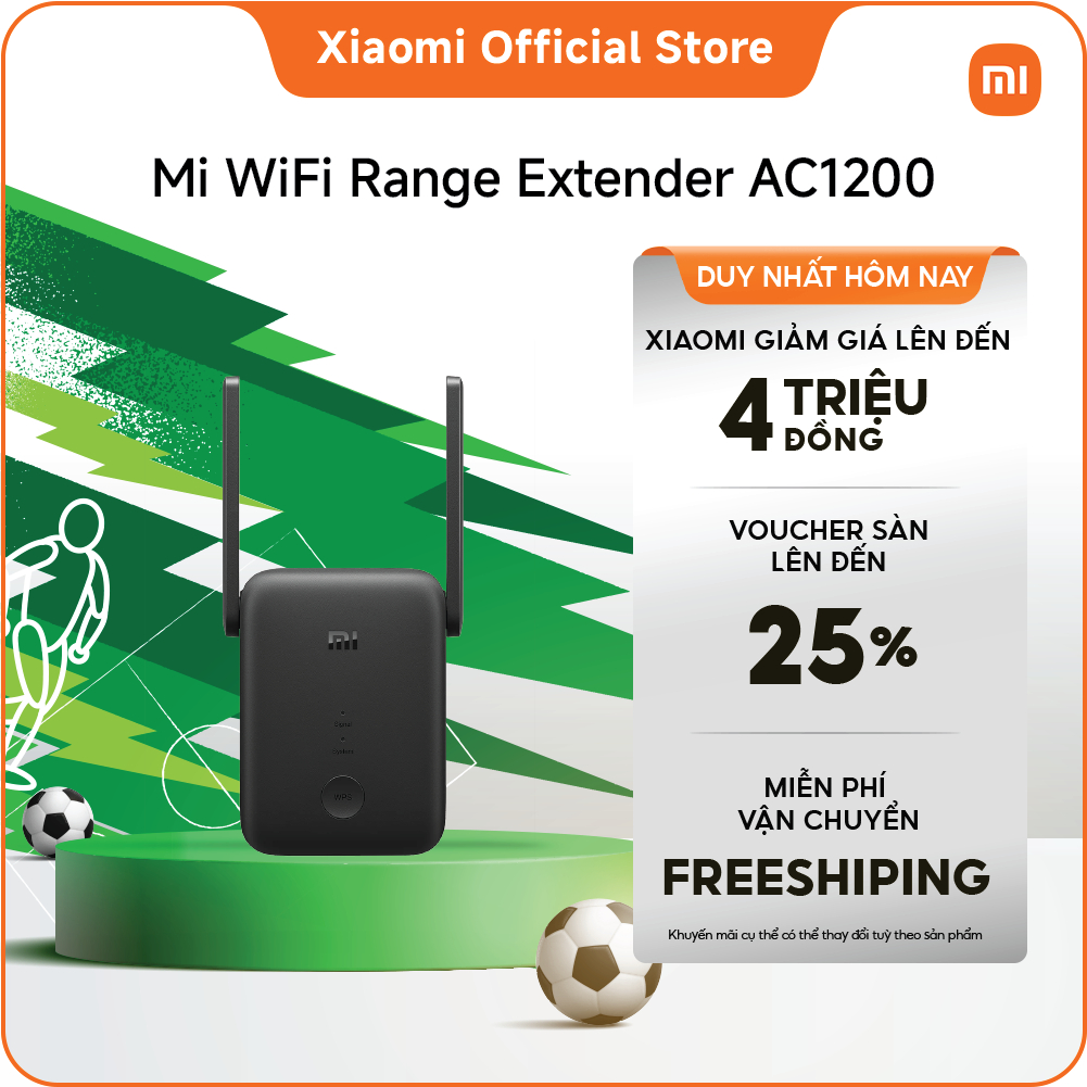 Mi WiFi Range Extender AC1200 | Wi-Fi tốc độ cao ở mọi ngóc ngách trong nhà | Đảm bảo kết nối tối ưu