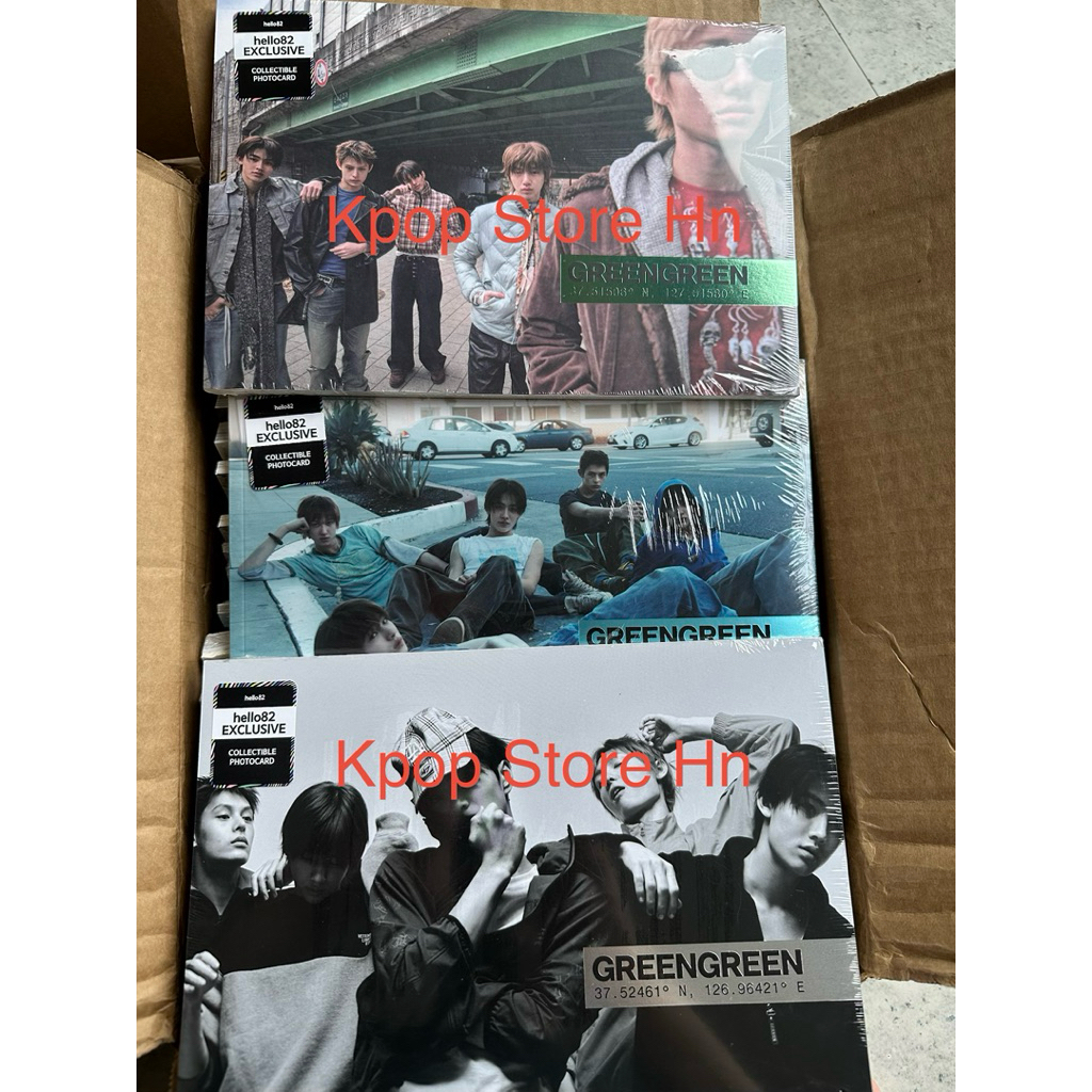 Cortis greengreen Album US kèm pob các web target, hello82, kpopnara