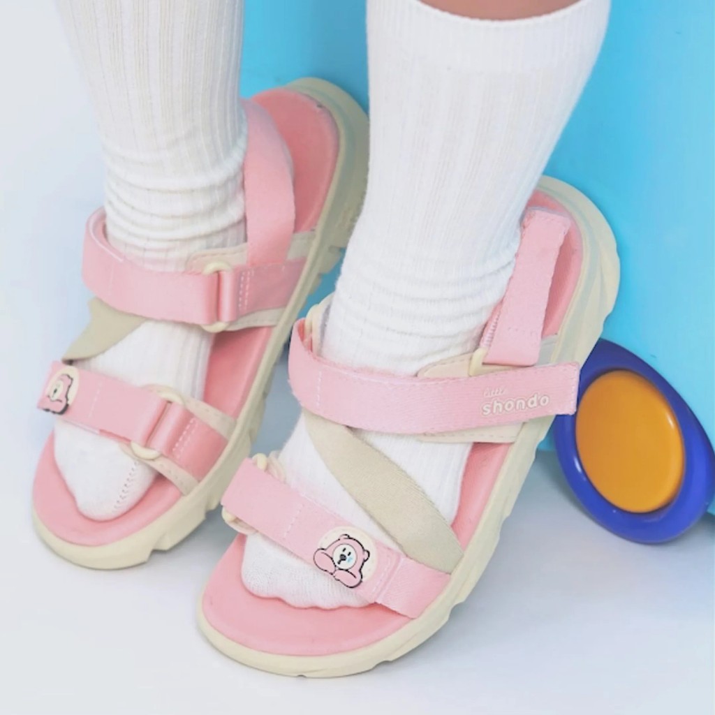 Sandal Shondo bé gái Little bé trai và bé gái, sandal trẻ em êm nhẹ chống trượt