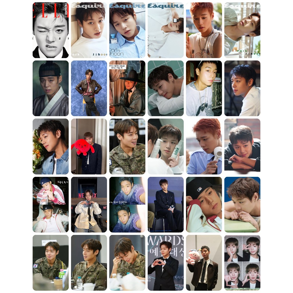 Lomo card PJH-A30 ảnh bo góc Park Jihoon IG