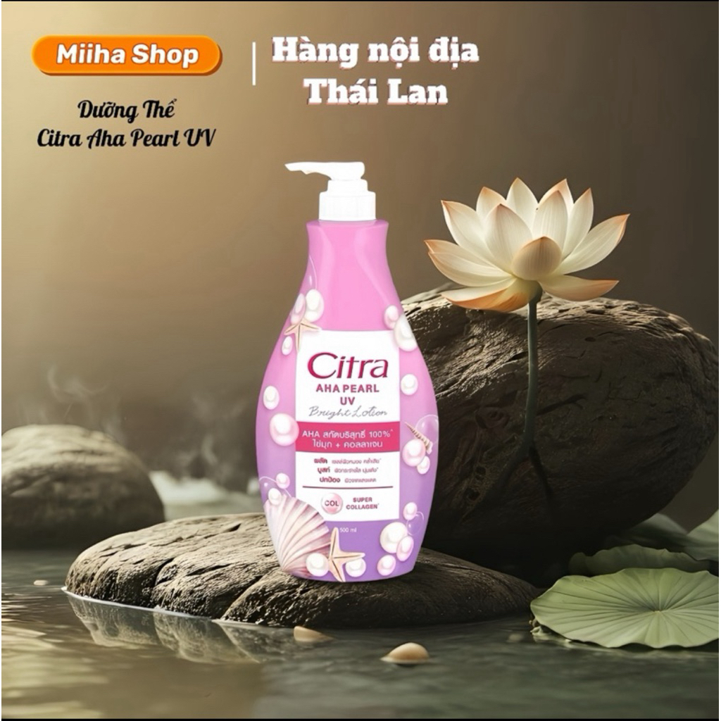 Dưỡng Thể Citra Aha Pearl UV Thái Lan ( mẫu mới )