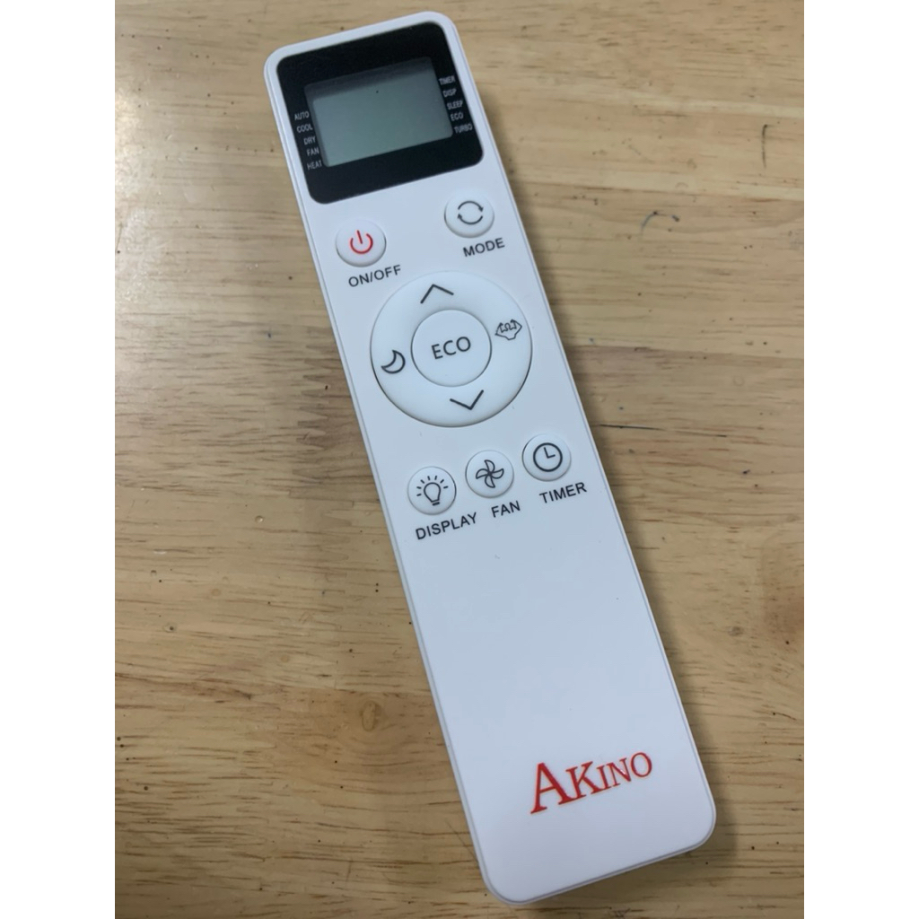 Remote máy lạnh Akino Eco - Điều khiển điều hoà Akino Eco (mẫu 6) + kèm pin AAA