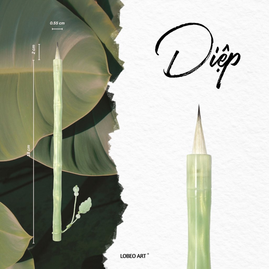 [LOBEO] Cọ vẽ thư pháp Lobeo - Diệp