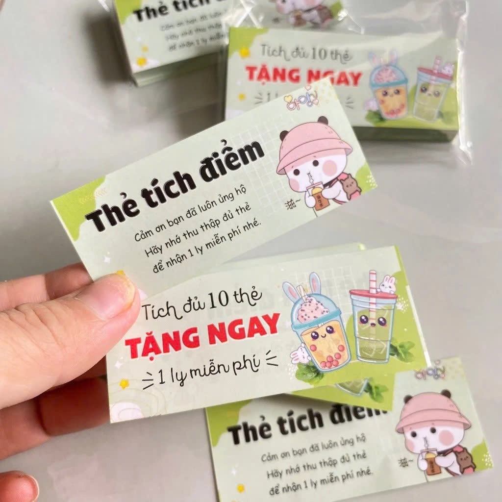 (04) Thẻ tích điểm online , Phiếu tích điểm online.Tích Đủ 10 Phiếu Để Nhận Quà Tặng