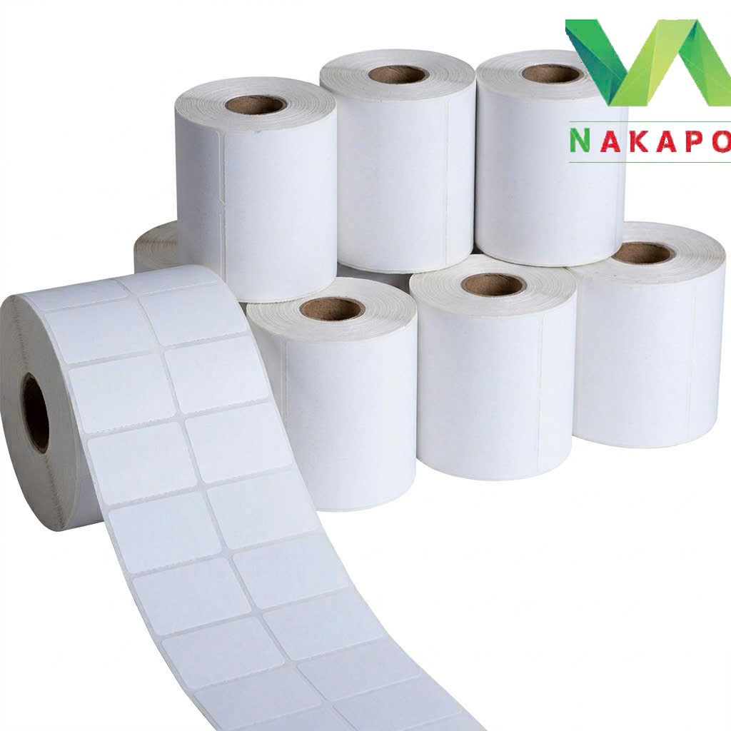 [COMBO 10 CUỘN] Decal in tem mã vạch nhiệt 35x22 mỗi hàng 2 tem 70x22 35x22x25M 35x22x2 35*22 giấy n