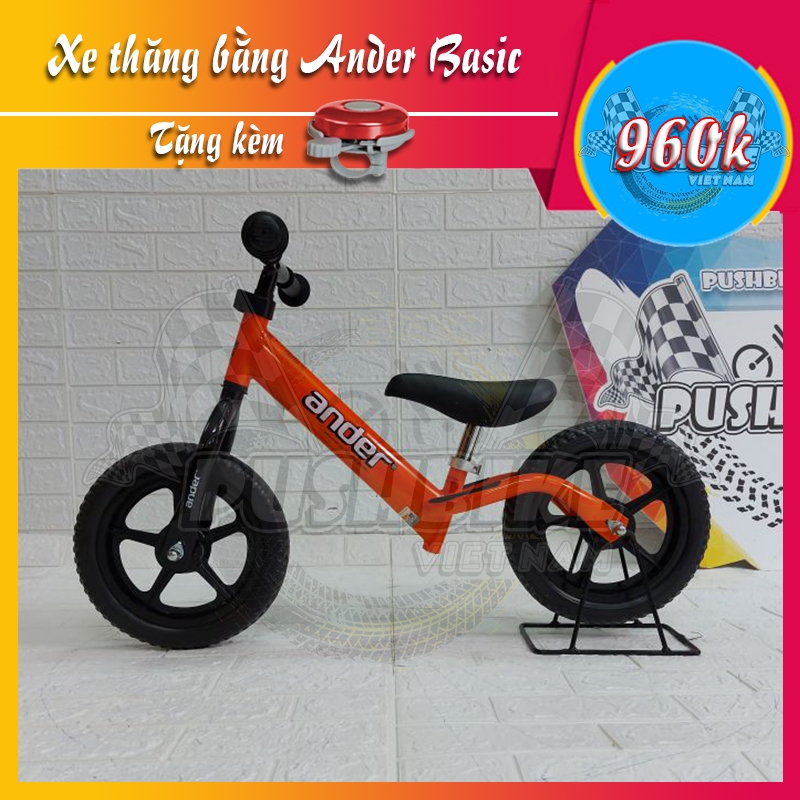 Xe thăng bằng Ander Basic cho bé từ 1.5 đến 6 tuổi - đủ 5 màu