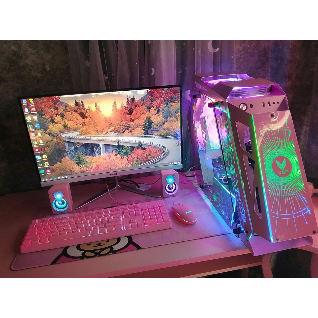 Bộ  pc gamig i5, ram 16gb , Vga 750ti ,Màn 24, 27 inch cong ,chơi các thể loại game tphcm