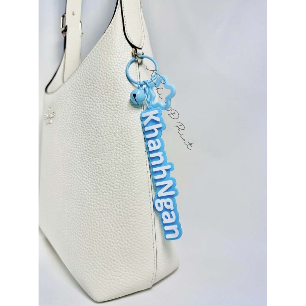 Móc Khóa In Tên Theo Yêu Cầu - Font Tiếng Việt - Custom Name Keychain 3D