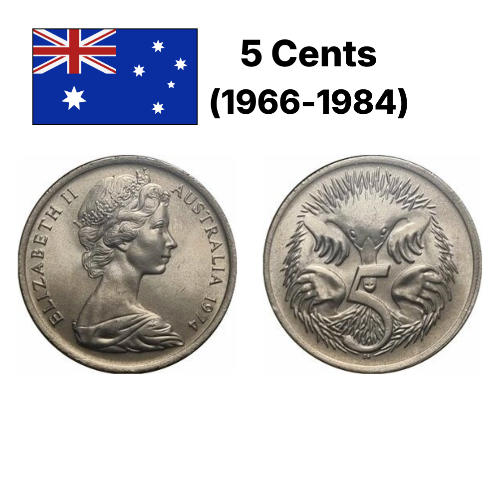 Các mẫu đồng xu 5 Cents của Australia - Quà Tặng Độc Đáo