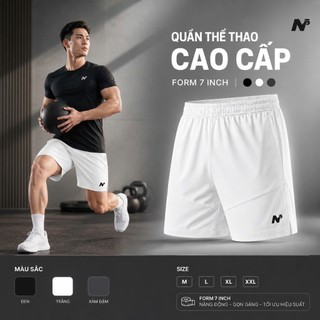 Quần tập gym dáng ngắn, quần short tập thể thao, đi gym, chạy bộ, đá bóng S/M/L/XL/2XL | NEZEK SPORT