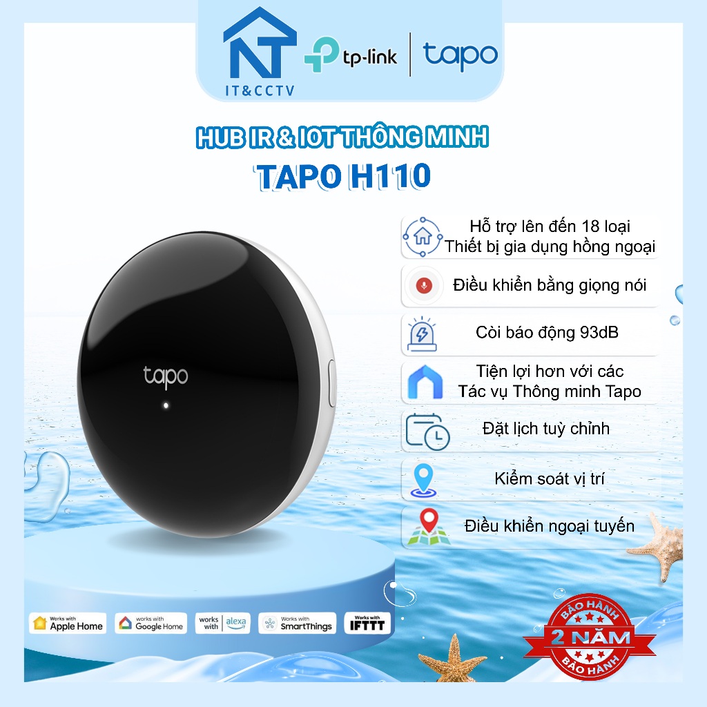 [Chính Hãng] TP-Link Tapo H110 – Smart IR Hub Điều Khiển Thiết Bị Gia Dụng, Kết Nối Smart Home