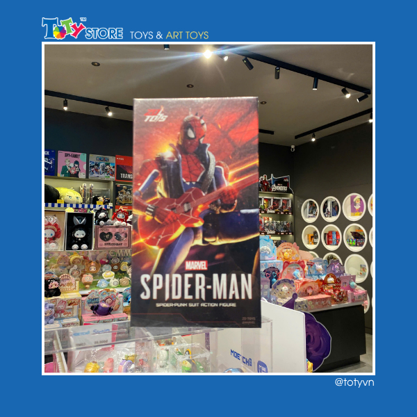 [CHÍNH HÃNG] Mô hình Marvel - Spider Man - Spider Punk - ZD Toys - ZC49