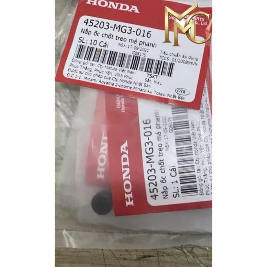 Nắp ốc chốt treo má phanh Honda (45203MG3016) MC