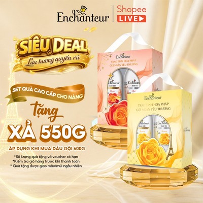 [SVIP] Hộp Quà Tặng Cao Cấp Enchanteur Deluxe Hương Nước Hoa Pháp Sang Trọng