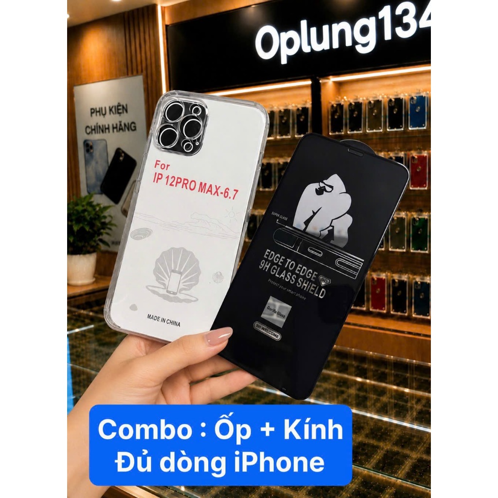 Ốp Silicon trong + CL KINGKONG( 1 bộ trước sau bảo vệ máy hoàn hảo),Ốp bảo vệ camera, kính vuốt mượt
