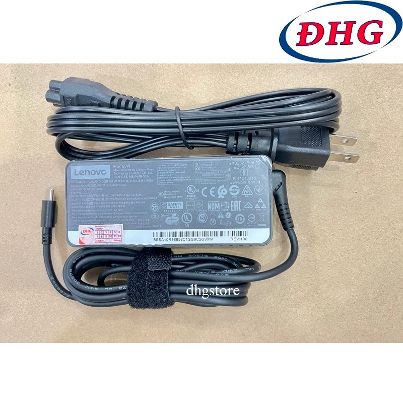 Sạc laptop Lenovo Thinkpad X1 Carbon Gen 6 7 8 9 10, X1 Yoga, X1 Nano,  65W Type C