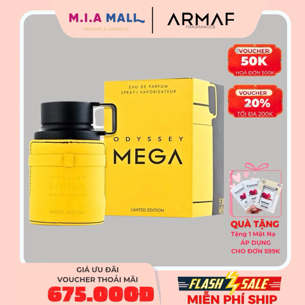 [M.I.A MALL - ARMAF] Nước hoa nam ARMAF Odyssey Mega Limited Edition 100ml