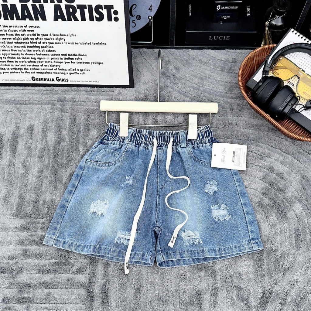 Quần Short Nữ Bé Gái Quần Đùi Thời Trang Phong Cách Trẻ Trung Cho Bé Gái 17-35KG